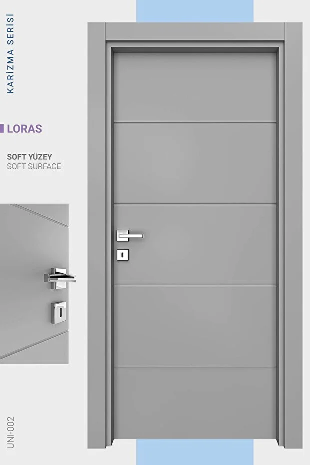 MELAMİN KARİZMA LORAS İKİ ODA KAPISI, 86/204/9-13 CM